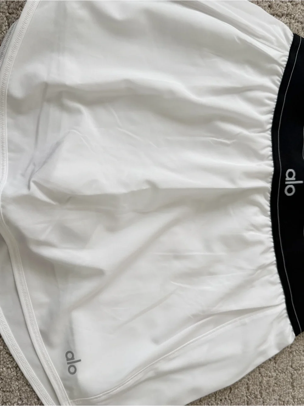 Alo match point tennis skirt - Active Skort with Black Logo Waistband